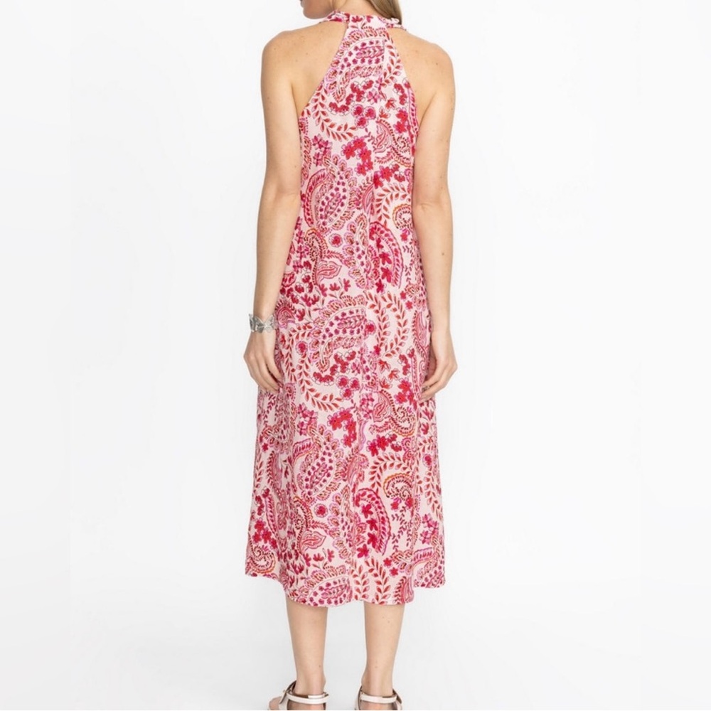 Johnny Was Crisscross Linen Dress SZ XL - NWT - Picture 2 of 6